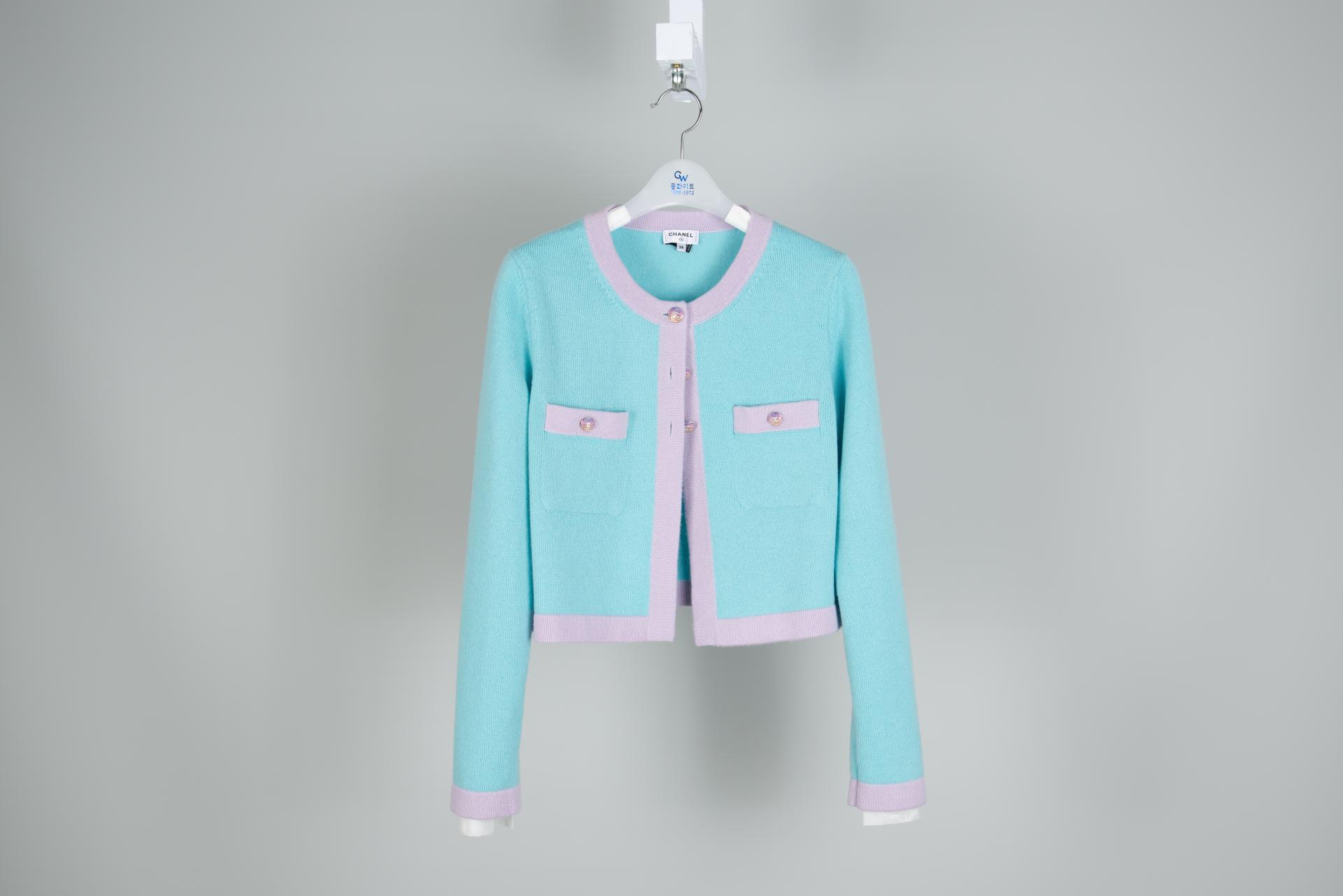 의류클리닝 이미지: [Chanel 샤넬] 캐시미어 니트 가디건