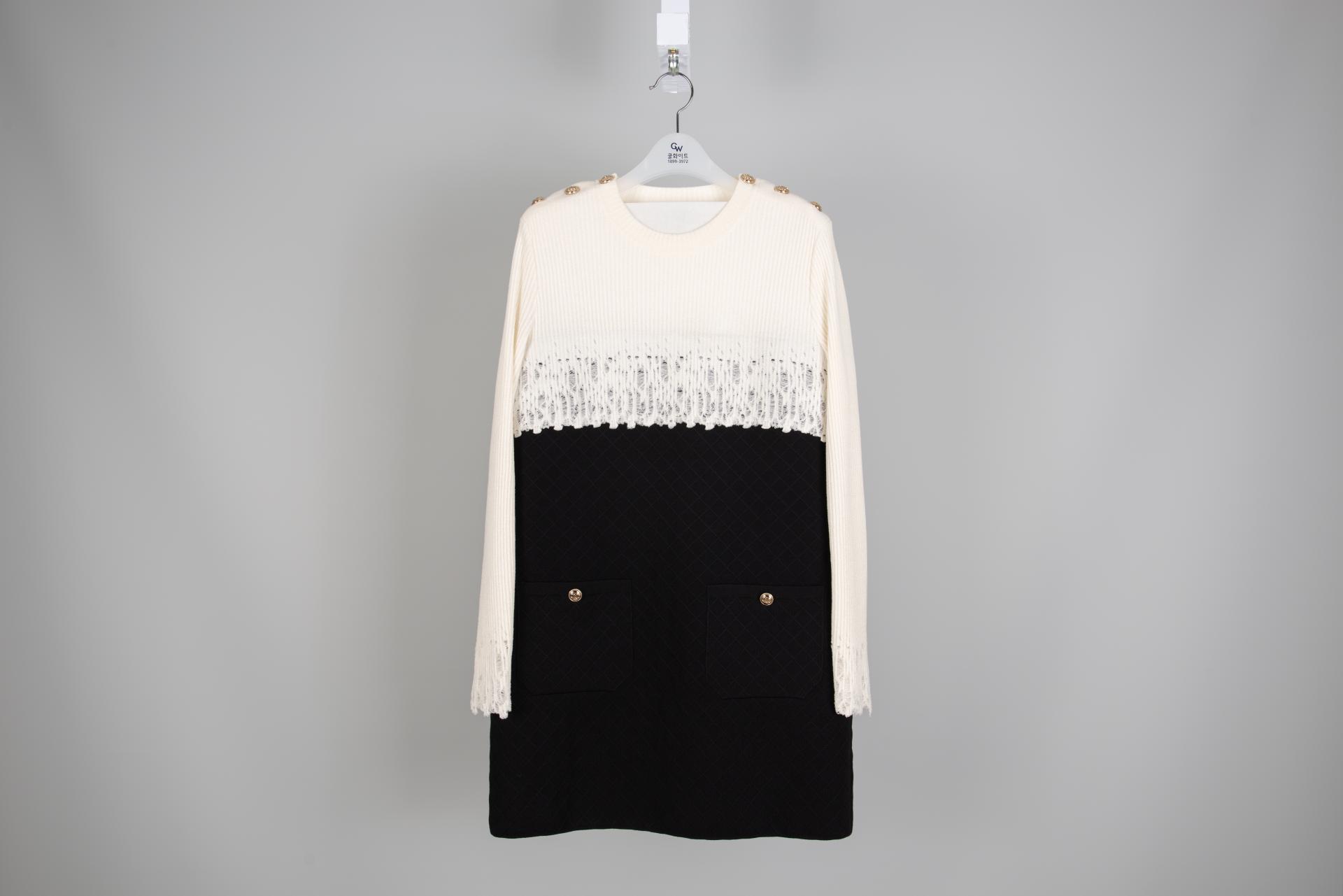 의류클리닝 이미지: [Chanel 샤넬] 미니 니트 드레스