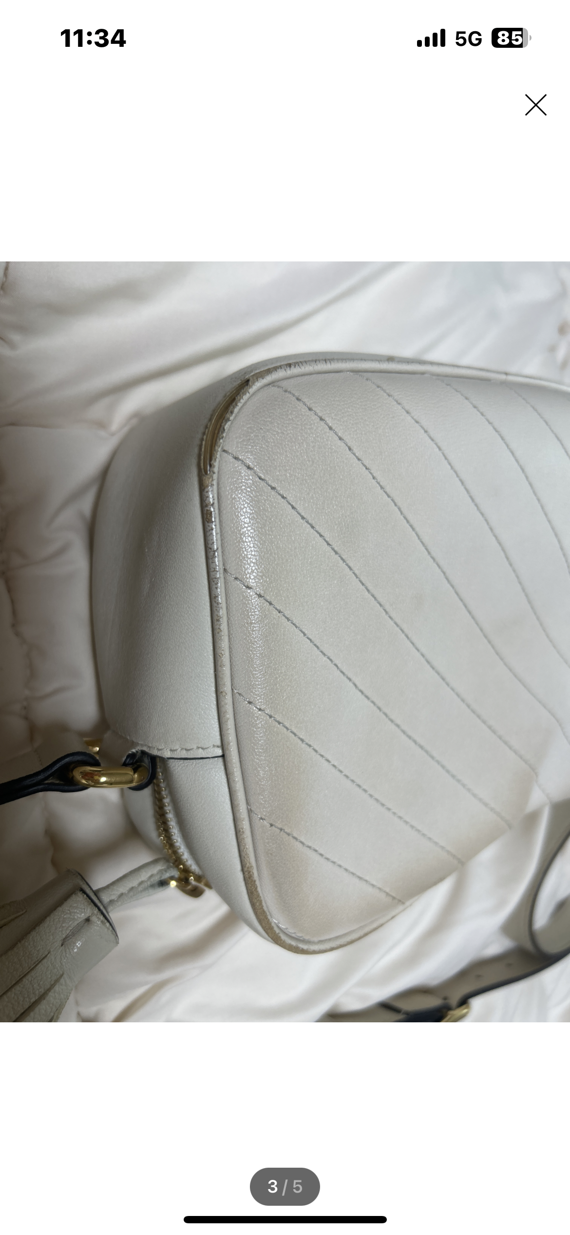 세탁 | 수선비용문의 이미지: 가방 전체 벗겨짐