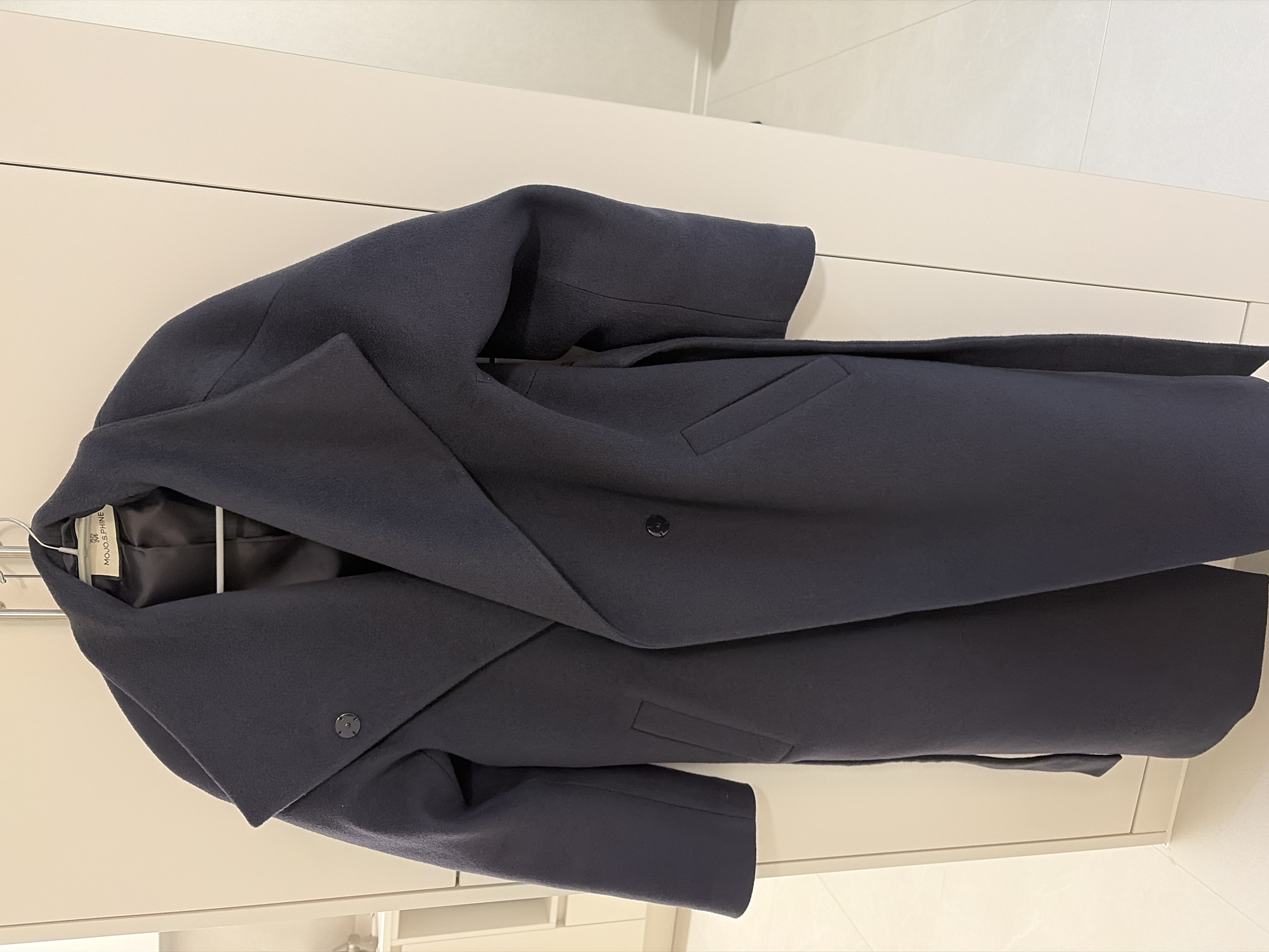 오염문의 이미지: 100% 캐시미어 롱코트